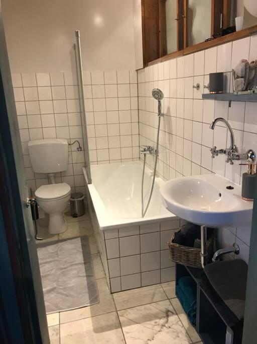 Idylle Unter Reet, Gemuetliche Ferienwohnug Apartment Haseldorf Bagian luar foto