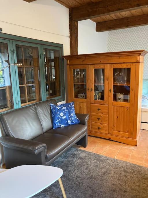 Idylle Unter Reet, Gemuetliche Ferienwohnug Apartment Haseldorf Bagian luar foto